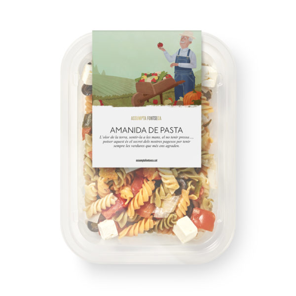 Ensalada de pasta para una persona