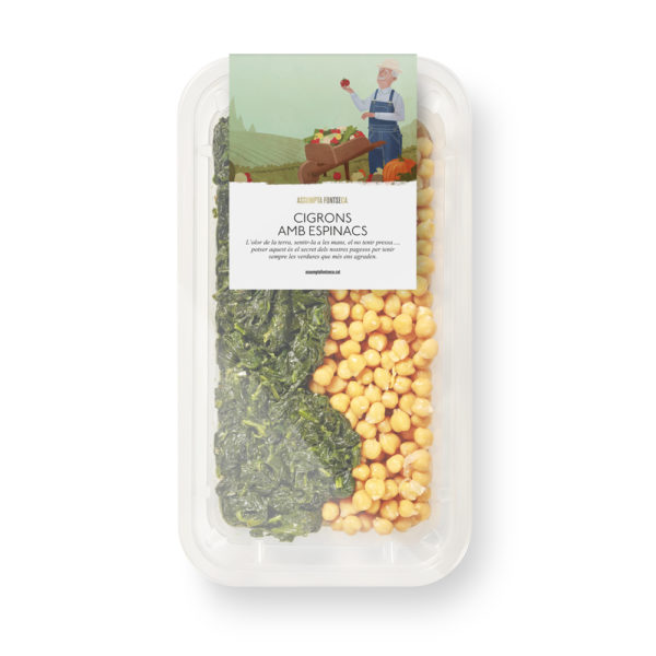garbanzos con espinacas