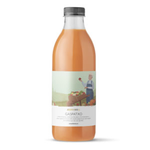 Botella de gazpacho de 1 litro