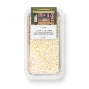 Lasaña de carne con bechamel