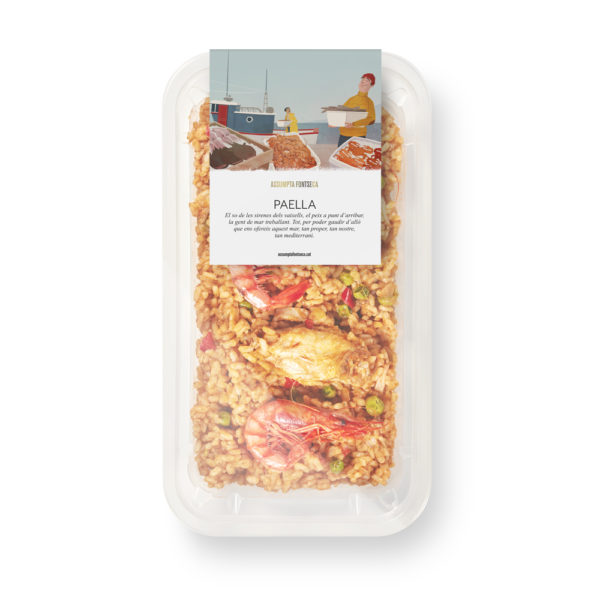 Safata de paella per a dos persones