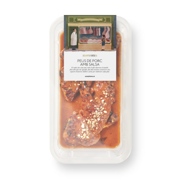 Pies de cerdo en salsa