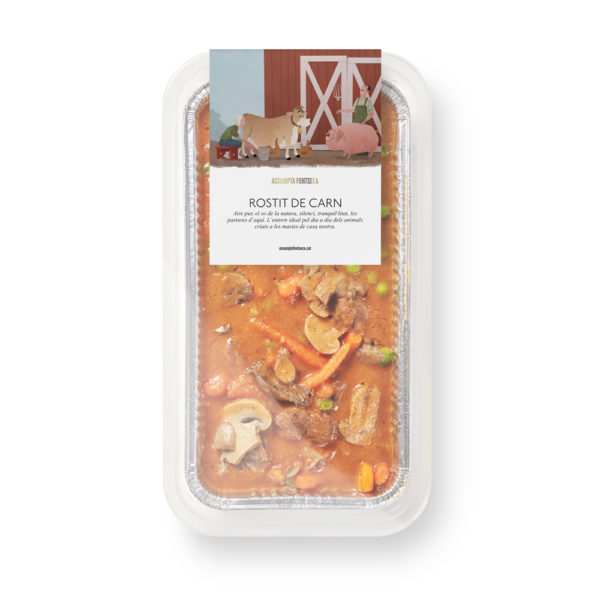 Rustido de carne con verduras en salsa
